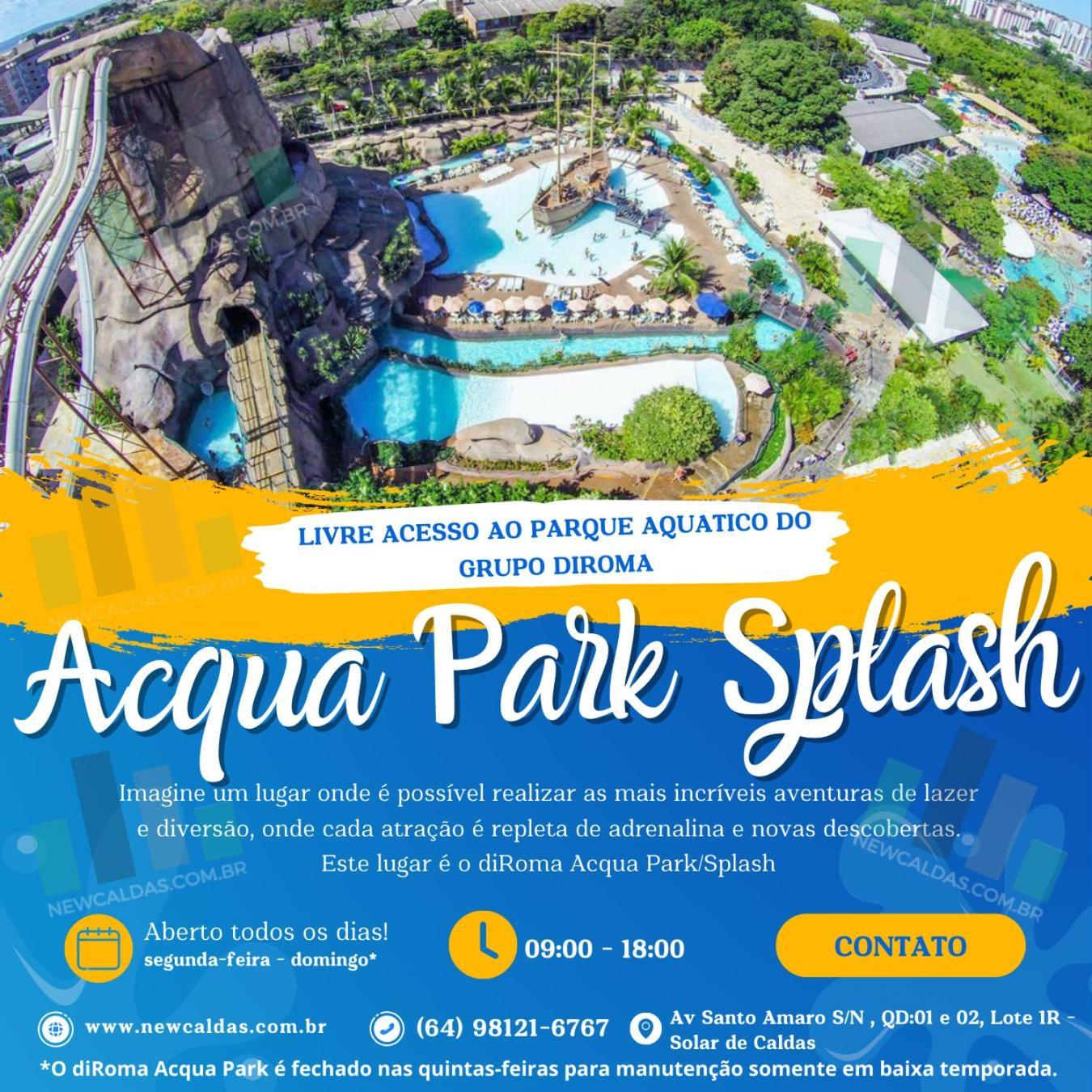 Piazza Diroma Flat - Com Acesso Livre Ao Diroma Acqua Park Splash E Silde * Caldas Novas